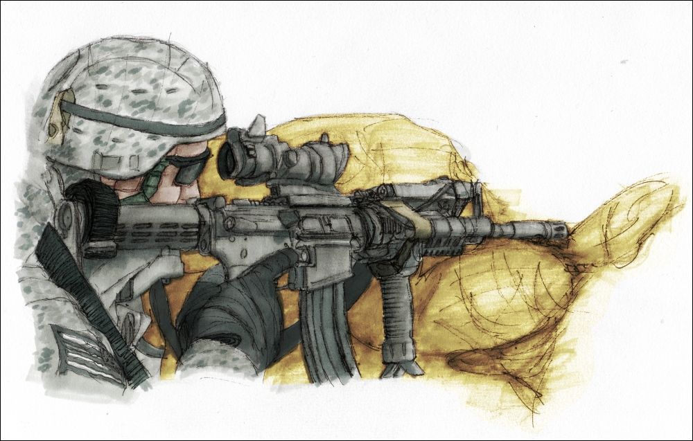 1000x637 Us Soldier - Us Soldier Drawing