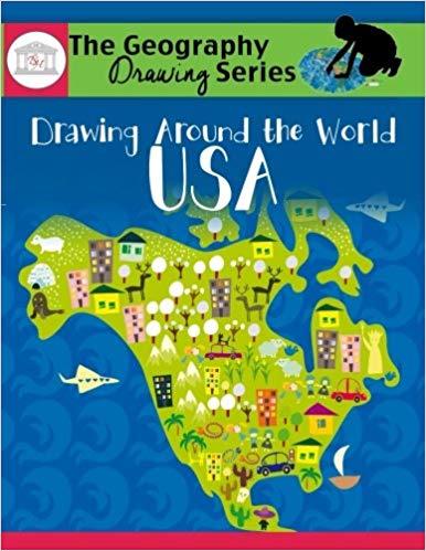 386x499 drawing around the world usa geography for kids - Usa Drawing