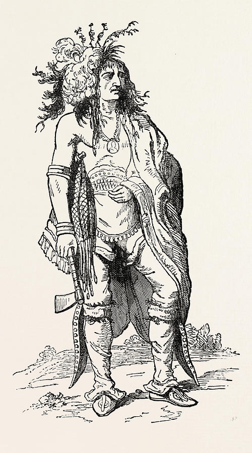 500x900 north american indian, us, usa drawing - Usa Drawing