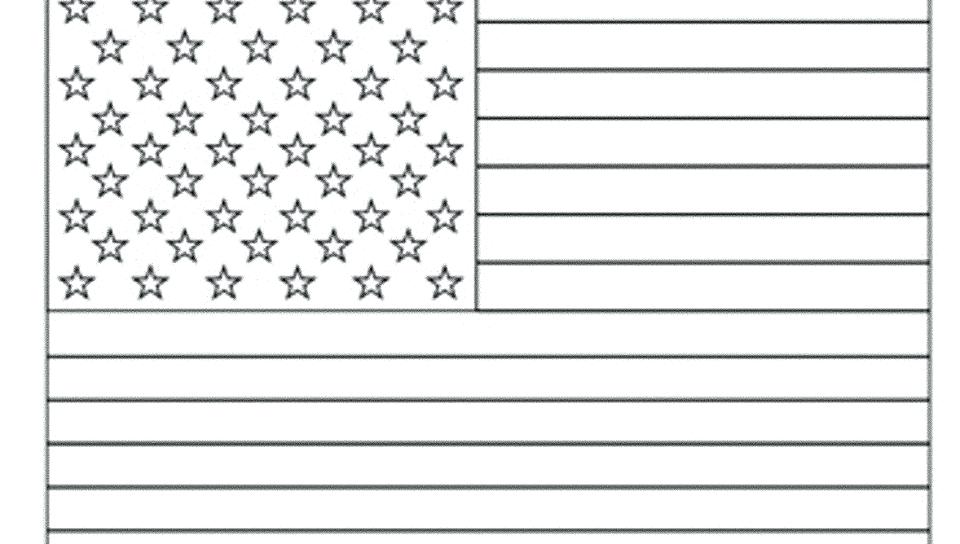 960x544 usa flag coloring - Usa Drawing