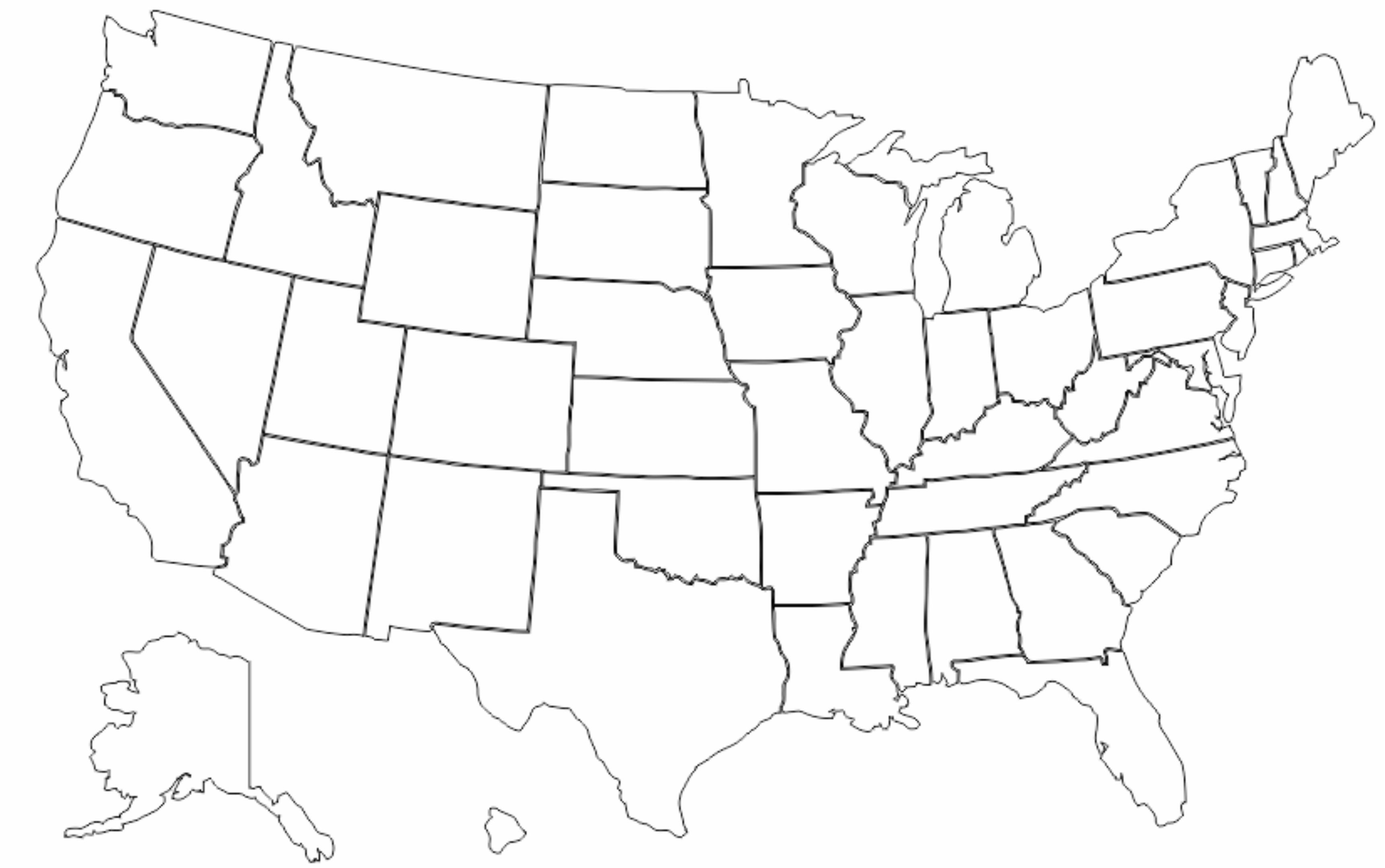 Line Map Of Usa Draw A Topographic Map