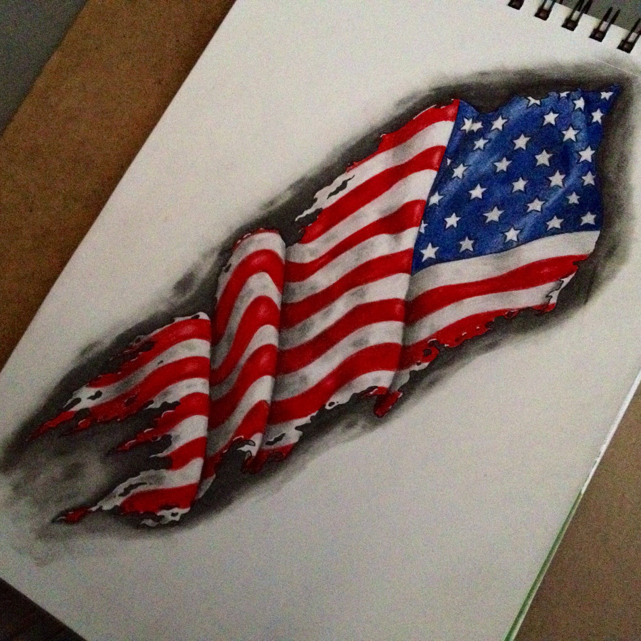 2048x2048 american flag drawings patriotic tattoos, tattoos, eagle tattoos - Usa Flag Drawing