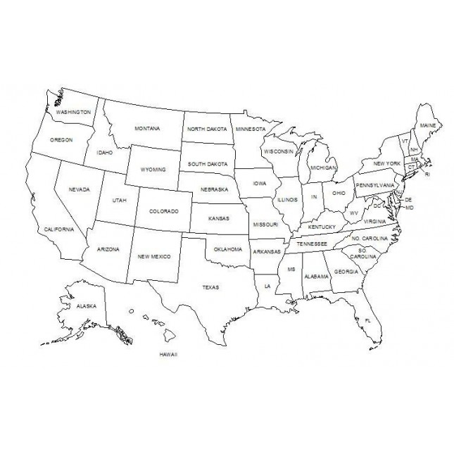 645x645 map of usa cad drawing - Usa Map Drawing