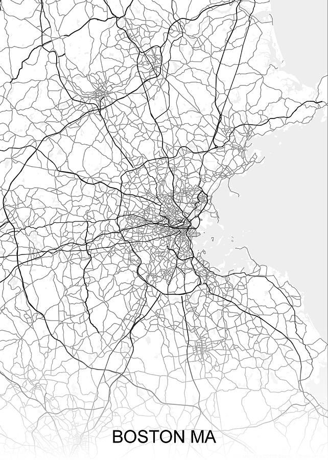 642x900 boston map ma usa drawing - Usa Map Drawing