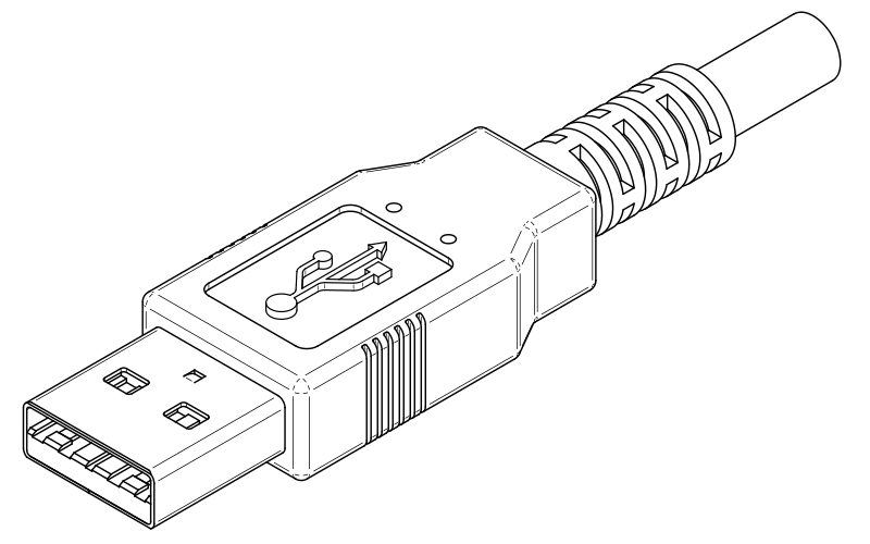 800x500 fileusb type a plug bampw - Usb Drawing