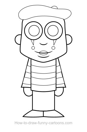 295x445 Mime Drawing - Use Drawing