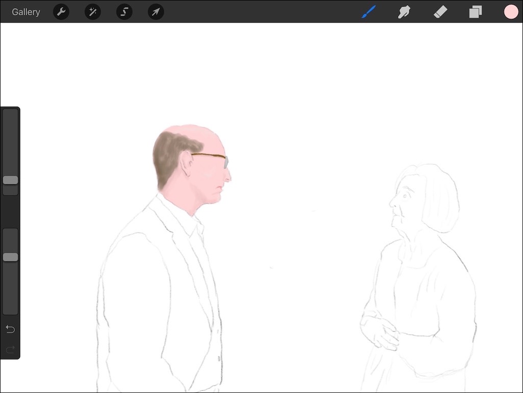 1026x770 Procreate For Cartooning On The Ipad Pro - User Drawing