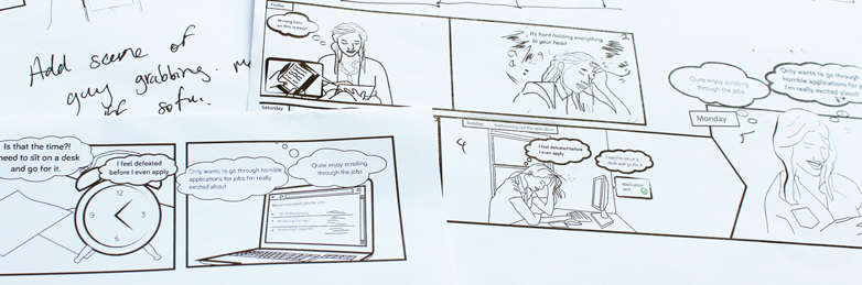 782x259 Ux Storyboards - User Drawing