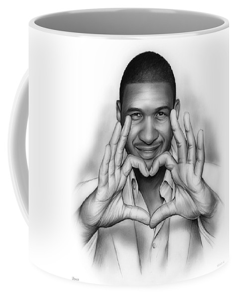 479x600 Usher Coffee Mug For Sale - Usher Drawing
