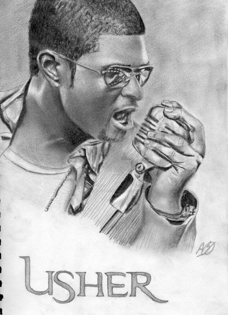 Usher Drawing at Explore collection of Usher Drawing