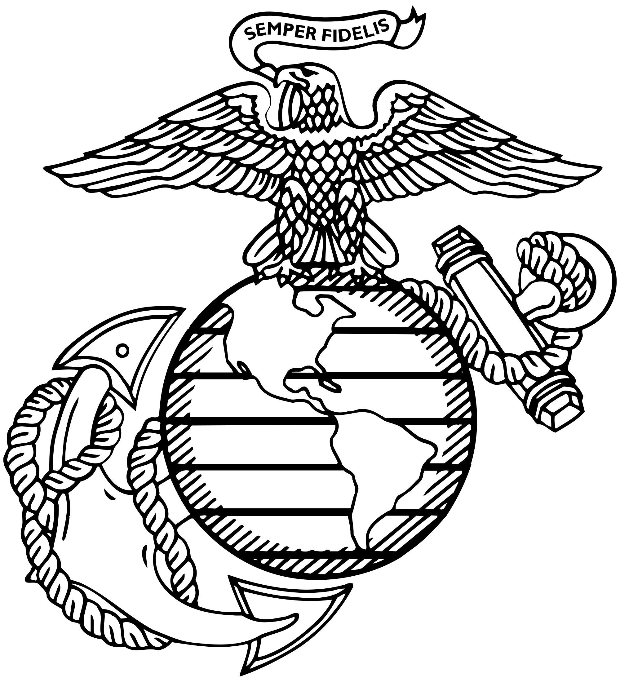 2000x2200 Devil Dog Image Royalty Free - Usmc Devil Dog Drawing