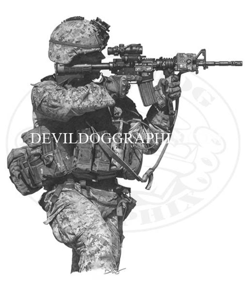 Usmc Drawing at Explore collection of Usmc Drawing