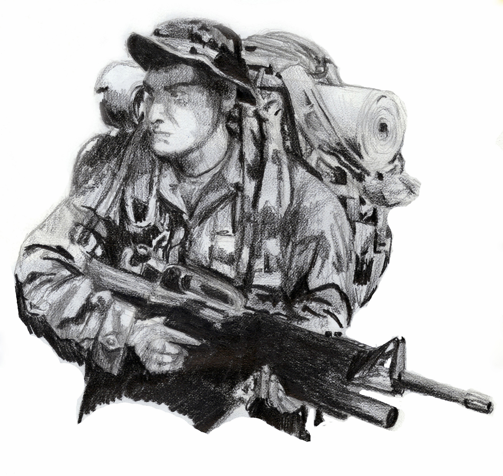 1600x1513 a graphite pencil drawing of us marine corps - Usmc Drawing