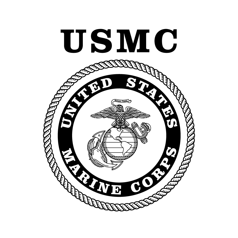 1000x1000 Marines Vinyl Huge Freebie! Download For Powerpoint - Usmc Emblem Drawing