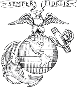 264x300 old corps usmc logo vector - Usmc Logo Drawing