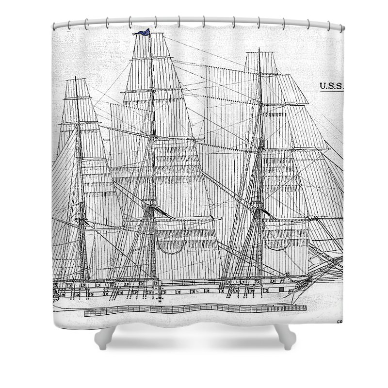 Uss Constitution Drawing at PaintingValley.com | Explore collection of ...