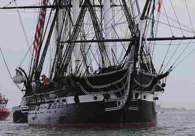 644x450 Uss Constitution Historic Sailing Ship Model Making, Drawing - Uss Constitution Drawing