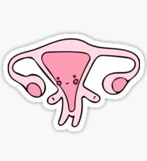 210x230 womb drawing stickers redbubble - Uterus Drawing