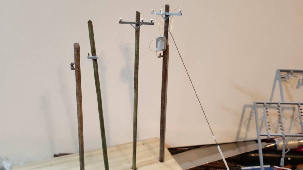 1280x720 How To Make The Best Ho Scale Utility Poles - Utility Pole Drawing