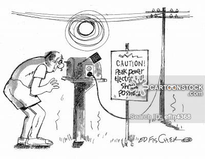 400x310 Electric Pole Cartoons And Comics - Utility Pole Drawing
