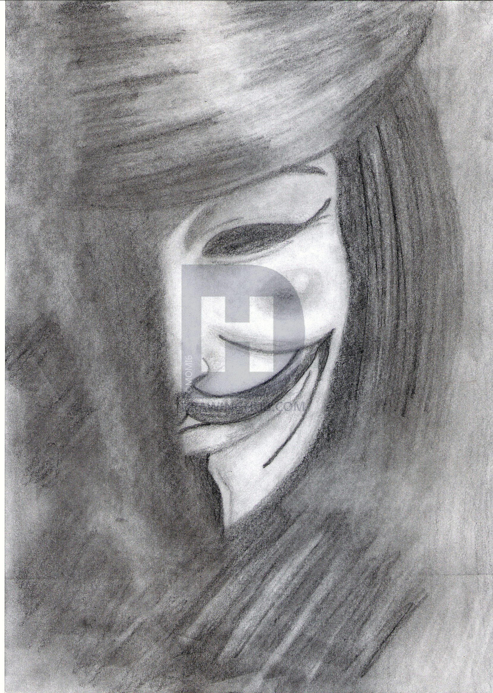 1657x2329 V For Vendetta Drawing - V For Vendetta Drawing
