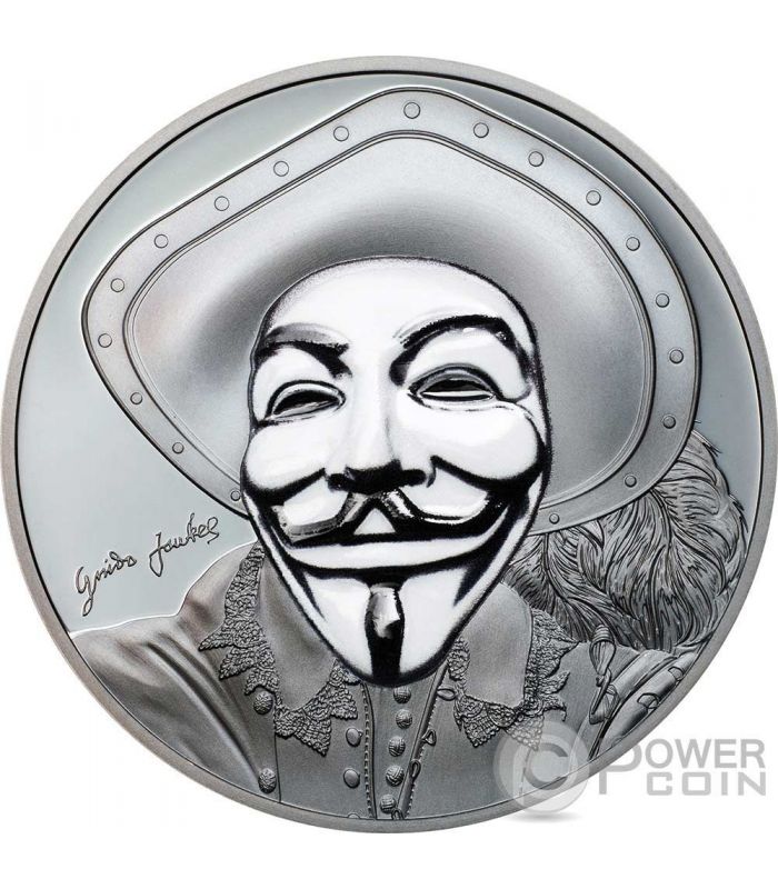 700x800 historic guy fawkes mask ii anonymous v for vendetta oz black - V For Vendetta Mask Drawing