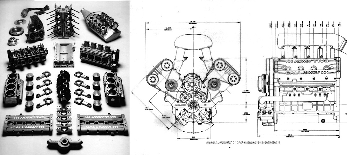 1200x538 Callaway Hh America's Long Lost Indy Engine - V8 Engine Drawing
