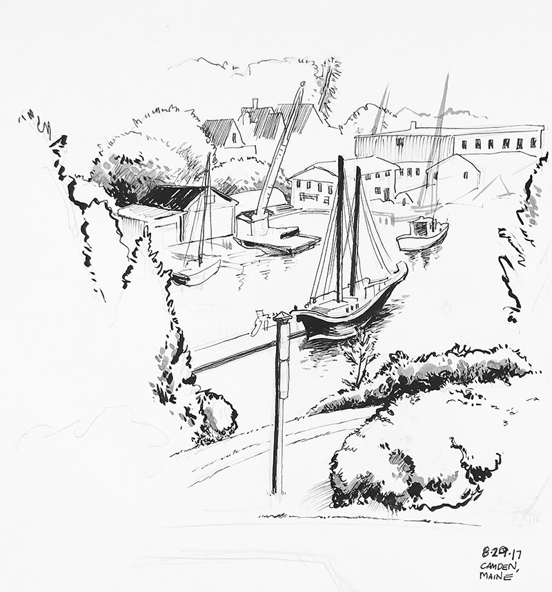 800x857 Making Art On Vacation - Vacation Drawing