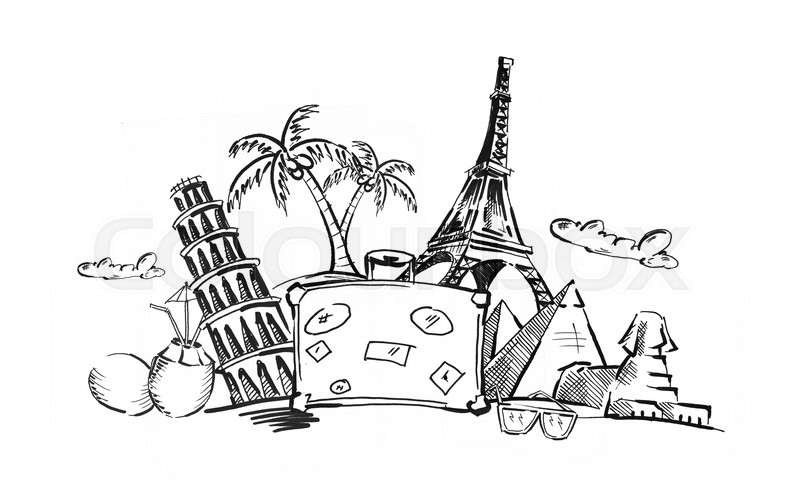 800x504 Tourism, Vacation, Summer Holidays, Stock Photo Colourbox - Vacation Drawing
