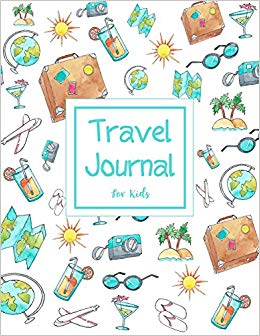 260x336 Travel Journal For Kids Summer Travel Elements Family Holiday - Vacation Drawing
