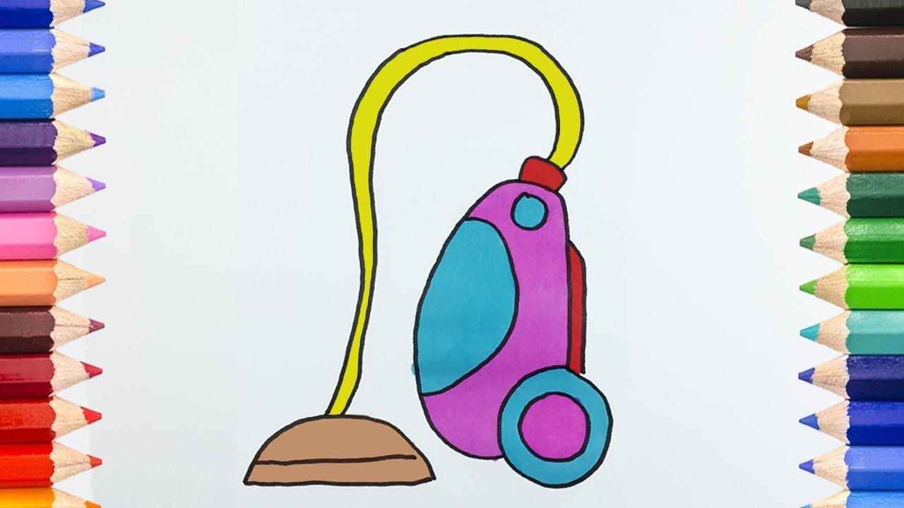 Vacuum Cleaner Drawing at PaintingValley.com | Explore collection of