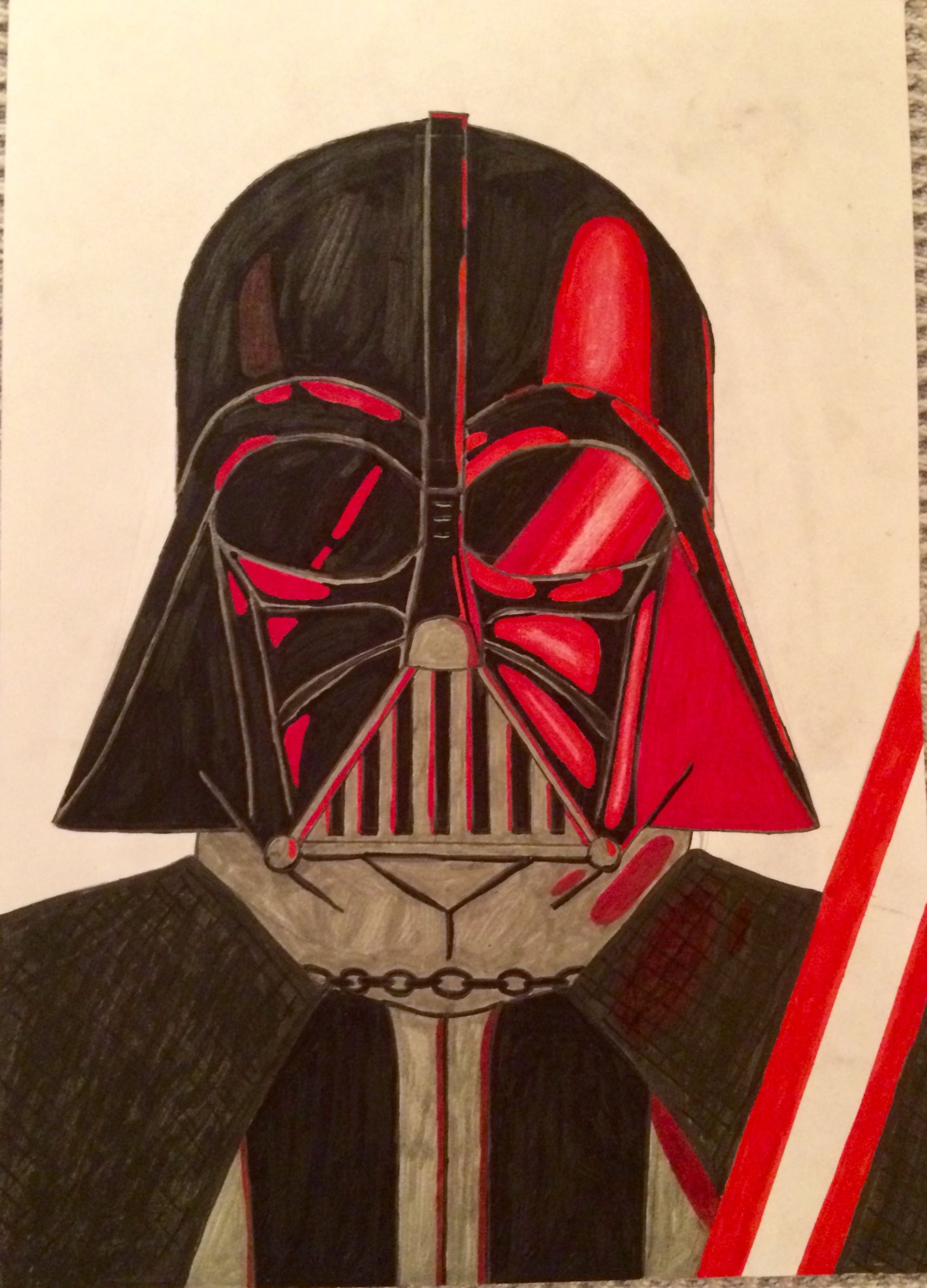 2060x2862 my darth vader drawing - Vader Drawing