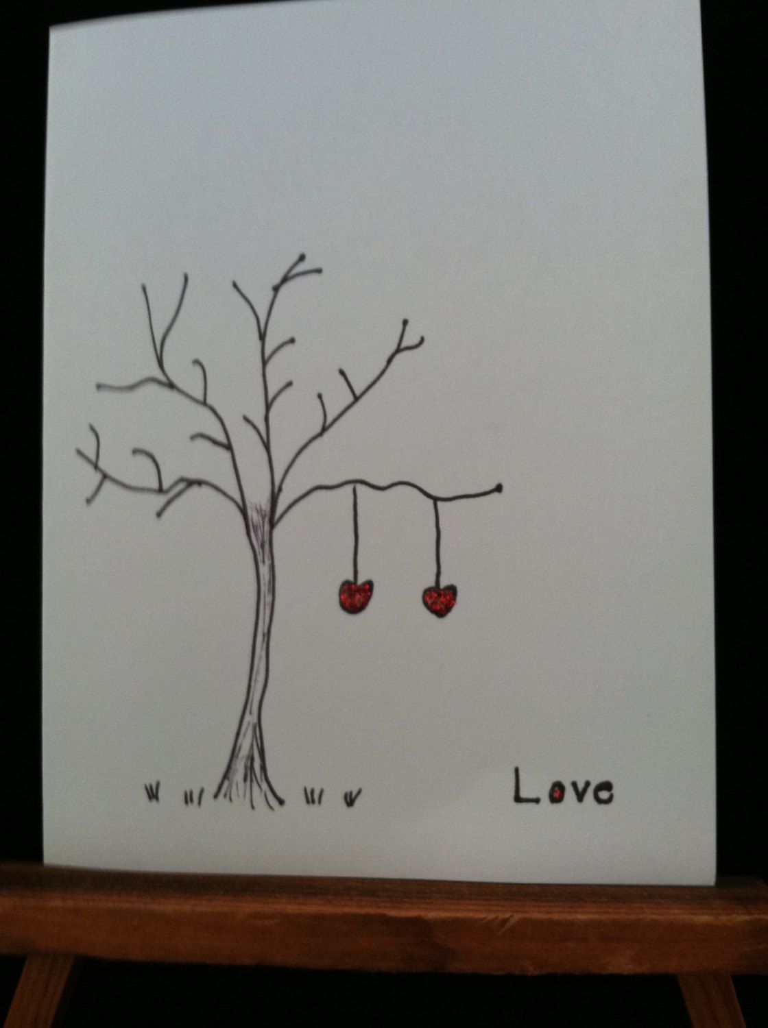 1120x1500 handmade, hand drawn valentine card via etsy cards diy - Valentine Card Drawing
