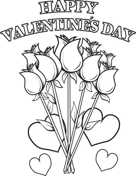 540x700 valentines day coloring pages for adults elegant valentine card - Valentine Card Drawing