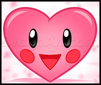 200x169 How To Draw Hearts With Flames, Wings, Arrows With Easy Step - Valentine Heart Drawings