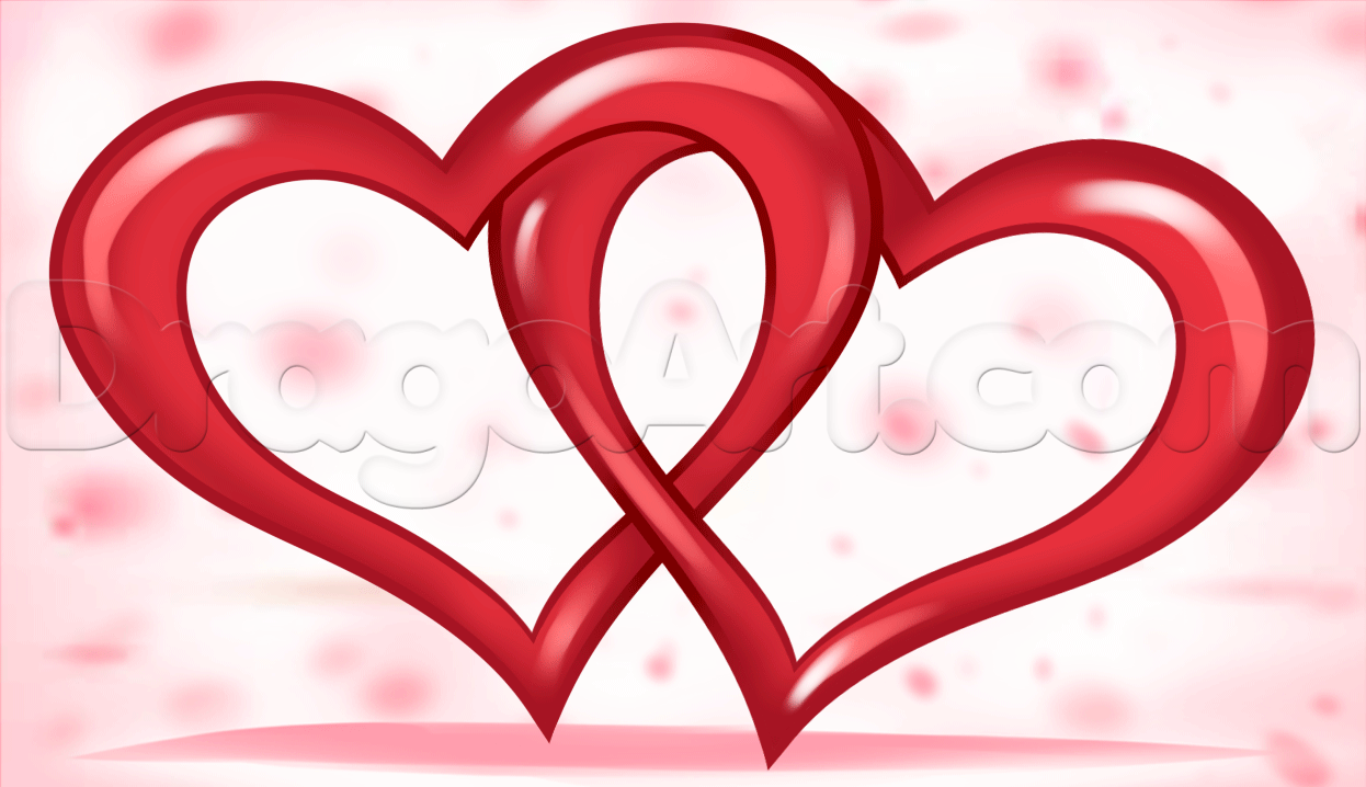 1246x718 how to draw tribal valentine hearts, step - Valentine Heart Drawings