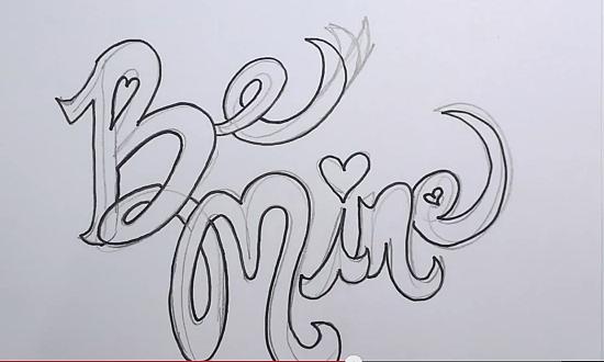 550x330 Valentine's Day Drawing - Valentines Day Drawings