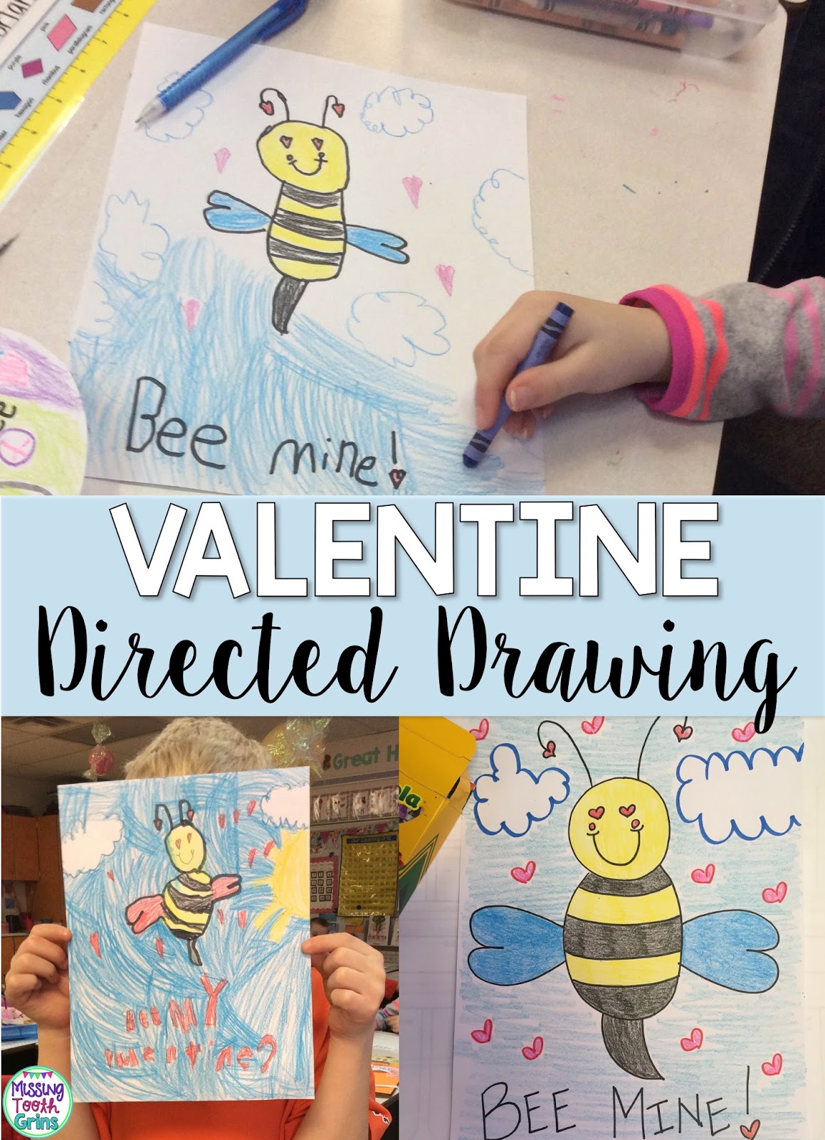 1159x1600 Valentine's Day Directed Drawing - Valentines Drawings For Kids