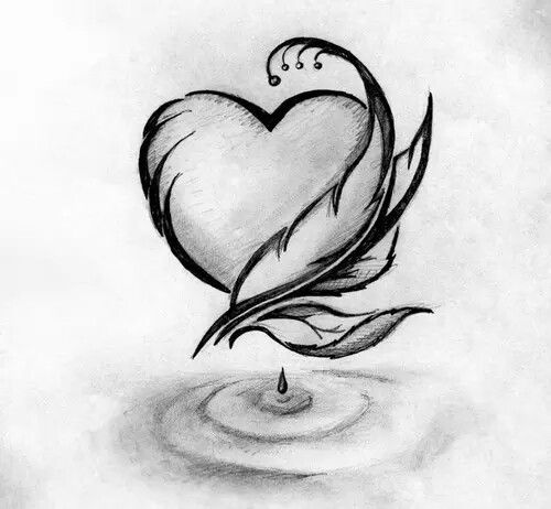 500x462 valentines and hearts valentines and hearts drawings, art - Valentines Drawings Pictures