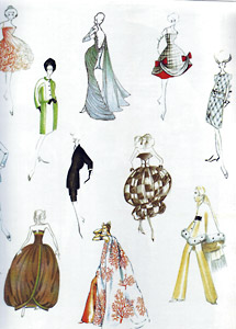 215x300 Valentino The Romantic Knight Of Elegant Style - Valentino Drawings