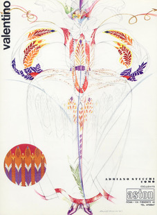 227x310 Valentino Dressmakers Fashion Original Prints, Fashion - Valentino Drawings