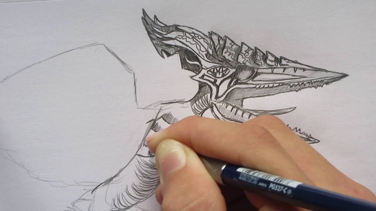 1280x720 drawing boss battle pteranodon, valkyrie time lapsed - Valkyrie Drawing