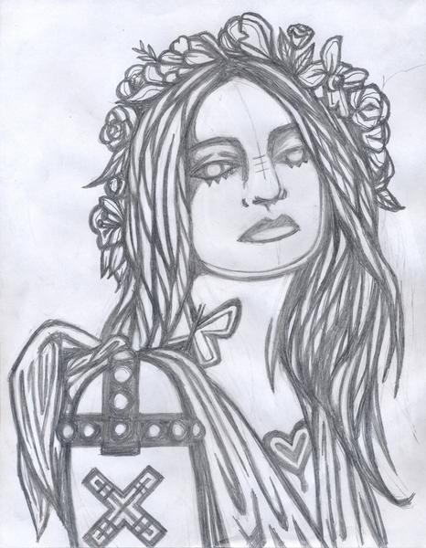 466x600 Valkyrie Drawing - Valkyrie Drawing