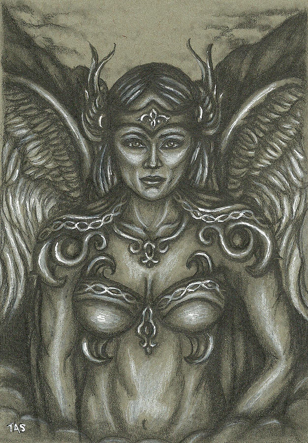 626x900 Valkyrie Drawing - Valkyrie Drawing