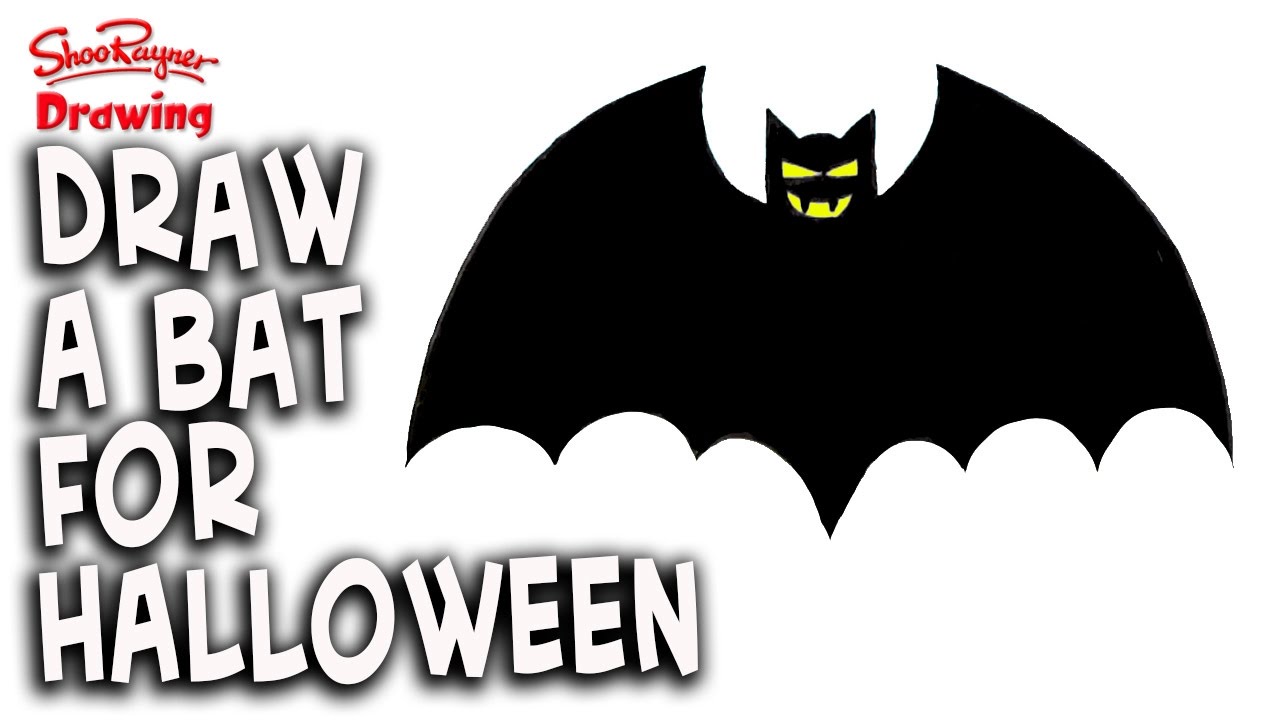 1280x720 how to draw a halloween vampire bat - Vampire Bat Drawing
