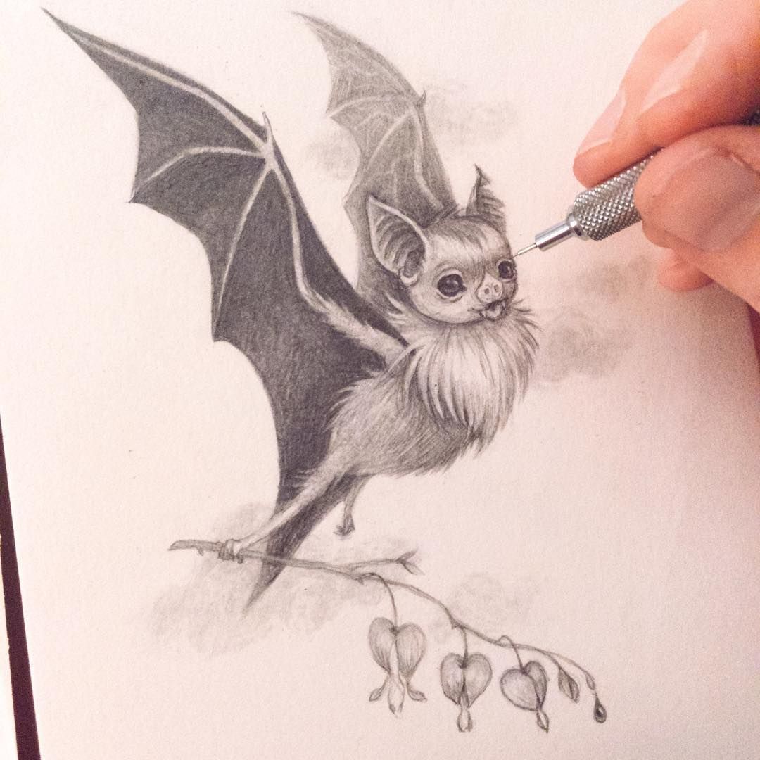 1080x1080 i n k e d vampire drawings, bleeding - Vampire Bat Drawing