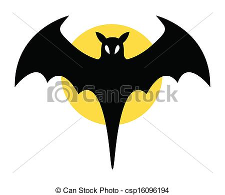 450x391 scary halloween vampire bat vector drawing art of bat sign - Vampire Bat Drawing