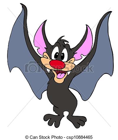 398x470 vampire bat halloween creature hand drawn,digitally painted - Vampire Bat Drawing