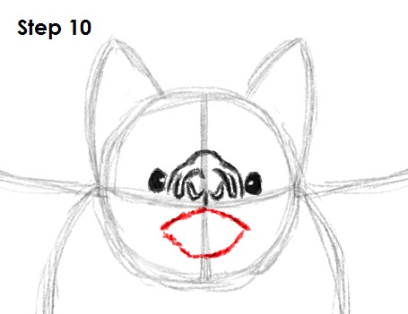 455x351 How To Draw A Bat - Vampire Bat Drawing