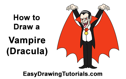 500x315 how to draw vampire - Vampire Cartoon Drawing